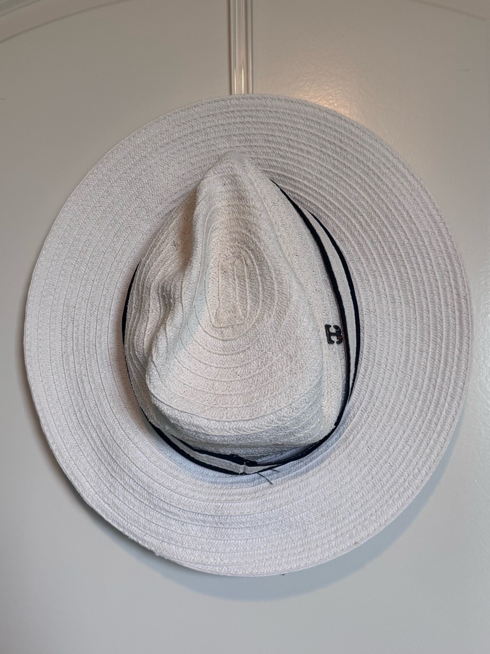White Braided Sun Hat - Permanent Vacation